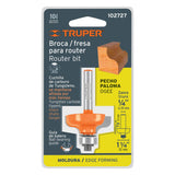 Broca para router, pecho paloma, 1-1/4' con balero, Truper 102727