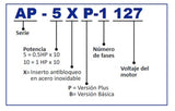 AQUAPAK-BOM.PERIFERI. AP-5XP 1/2HP 127V