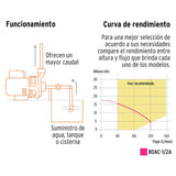 Bomba centrífuga para agua de 1/2 HP, Truper 100388