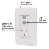 Contacto aterrizado + 2 puertos USB, blanco, línea Italiana 48065