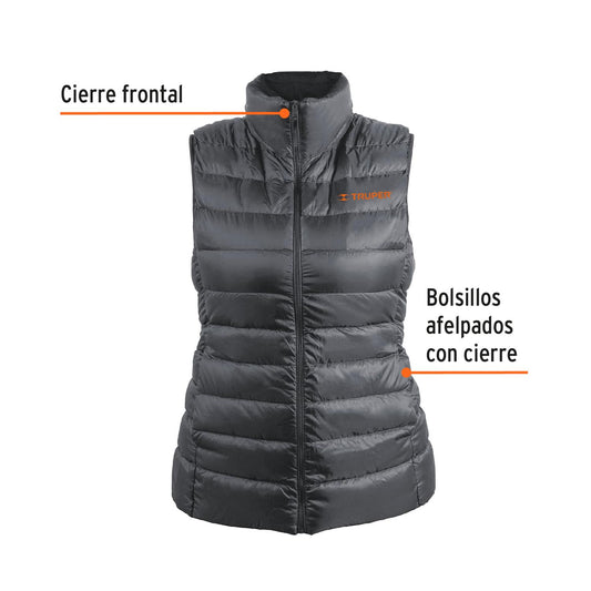Chaleco de plumas para dama talla G, Truper 69995