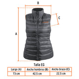 Chaleco de plumas para dama talla XG, Truper 65008