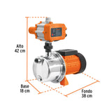 Bomba presurizadora jet acero 1 HP con control, Truper 102857