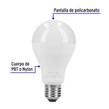 Lámpara LED tipo bulbo A19 18 W luz de día, caja, Volteck 46222