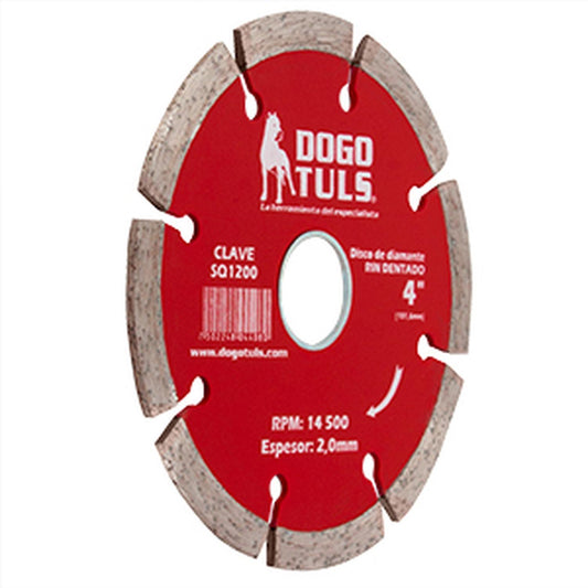 DISCO DE DIAMANTE RIN SEGMENTADO 4", DOGOTULS SQ1200