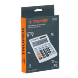 Calculadora 19 cm de escritorio, Truper 60482