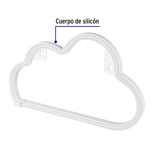 Luz de noche de LED nube neón, Volteck 47868