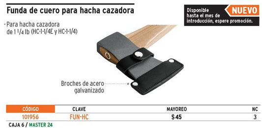 Funda de cuero para hacha cazadora 101956
