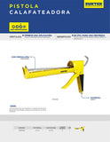 Pistola calafateadora con cremallera reforzada, Surtek PSF35
