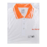 Playera tipo polo dry fit blanca, para dama talla G, Truper 69980