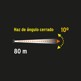 Linterna plástica recargable de LED, 120 lúmenes Pretul 26101