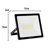 Reflector ultra delgado LED, 50 W, luz cálida, Basic Volteck 28092