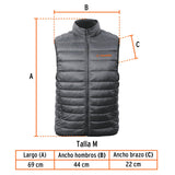 Chaleco de plumas para caballero talla M, Truper 69997