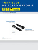 Tornillo acero 5° 1/4"x1" Surtek, bolsa con 100 pzas T5141