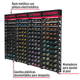Rack modular para tornillos con 192 gavetas 55728