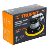 Lijadora orbital neumática industrial 6', Truper 101895
