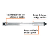Torquímetro de trueno, dos lecturas, cuadro 3/8', Truper 13567