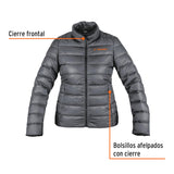 Chamarra de plumas para dama, talla CH, Truper 66004