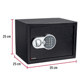 Caja de seguridad electrónica, mediana, Hermex 43081