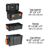 Caja para herramientas 19'x25' 3 en 1 desmontable con ruedas, Truper 102644