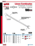 Llave combinada extralrga 19mm Urrea 1219ML