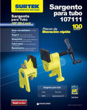 Surtek Sargento para tubo 3/4" 107111