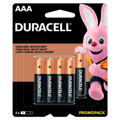 Pila alcalina Duracell® "AA", 5 piezas, Surtek MN1500X5
