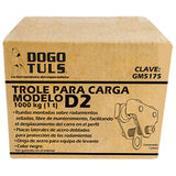 TROLE PARA CARGA 1000KG NEGRO D2, DOGOTULS GM5175