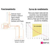 Bomba periférica 1/2 HP, Truper Expert 10068