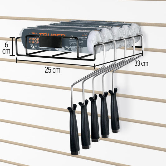 Rack para 4 rodillos para pintar de 9', Truper 57195