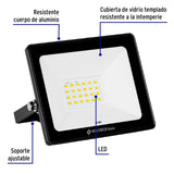 Reflector ultra delgado LED 20 W luz de día, Volteck 22041