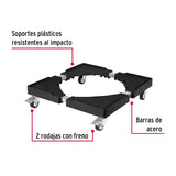 Base con ruedas ajustable para línea blanca, Fiero 49301
