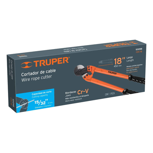 Cortador de cable y alambre, 18' Truper 101098