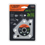 Escuadra magnética 3" para soldar, capacidad 25 kg, Truper 102860