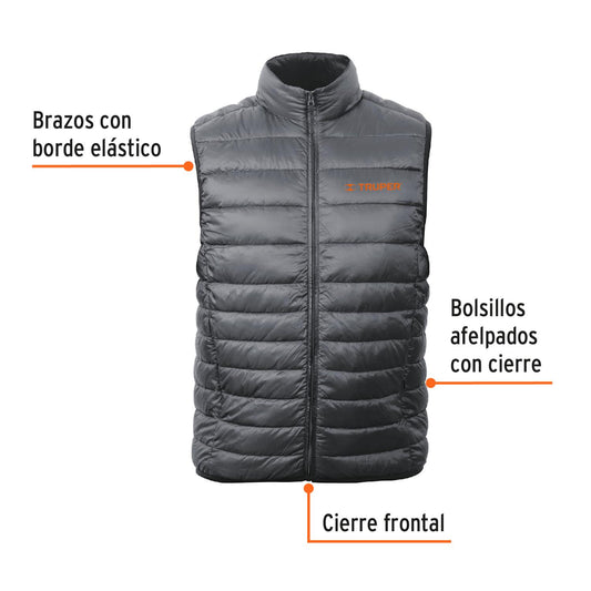 Chaleco de plumas para caballero talla G, Truper 69998