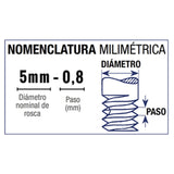 DOGOTULS JGO 3 MACHUELOS AAC 5.0mm-0.80 ET1042