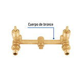 Mezcladora de bronce de empotrar, 1/4 vuelta, Foset 46908
