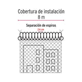 Púa concertina, máxima seguridad, 45 cm diámetro 44921