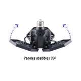 Luminario de LED 65 W, aluminio con 3 paneles abatibles, Volteck 46587