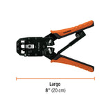 Pinza ponchadora, 3 módulos, Truper 102681