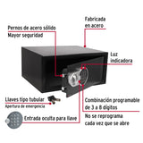 Caja de seguridad electrónica, Laptop, Hermex 43082