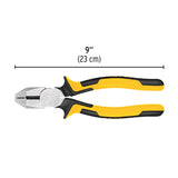 Pinza p/electricista 9' cabeza cuadrada Comfort Grip, Pretul 27155