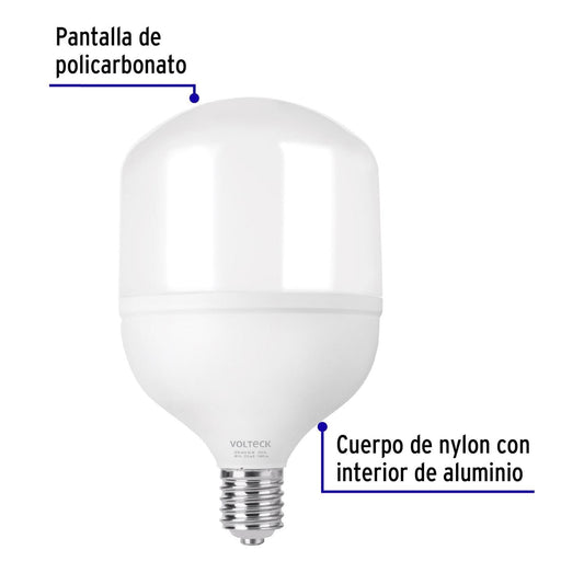 Lámpara de alta potencia 70 W E39, luz de día, Volteck 48079