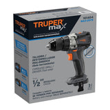 Taladro inalámbrico 1/2' 20 V Truper MAX, sin batería Truper 101404