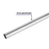 Tubo de acero de 3 m pared delgada, 1/2', Volteck 47232