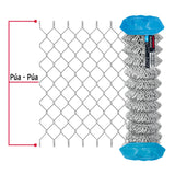Rollo 20m x 1.75m malla ciclónica calibre 12.5 abertura 69mm, Fiero 42960