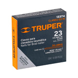 Caja con 10000 clavos calibre 23, 15 mm para CLNE-23, Truper 13374