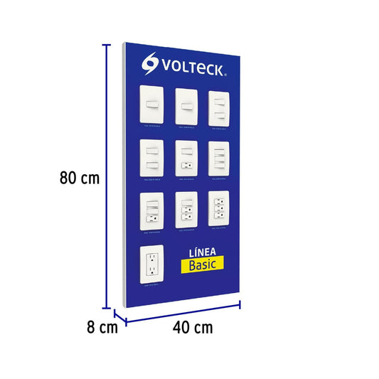 Exhibidor de Línea Basic armada, Volteck 57026