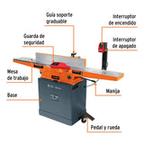 Canteadora 8' de 1120 W (1-1/2 HP), Truper 16288