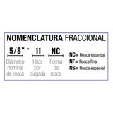 DOGOTULS MACHUELO SEMICONICO AAC 5/8"-11 NC ET1098